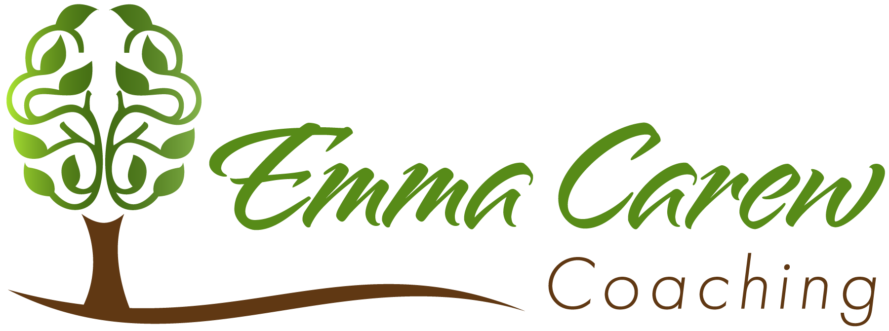 A green banner with the name of emma and the words " emma."